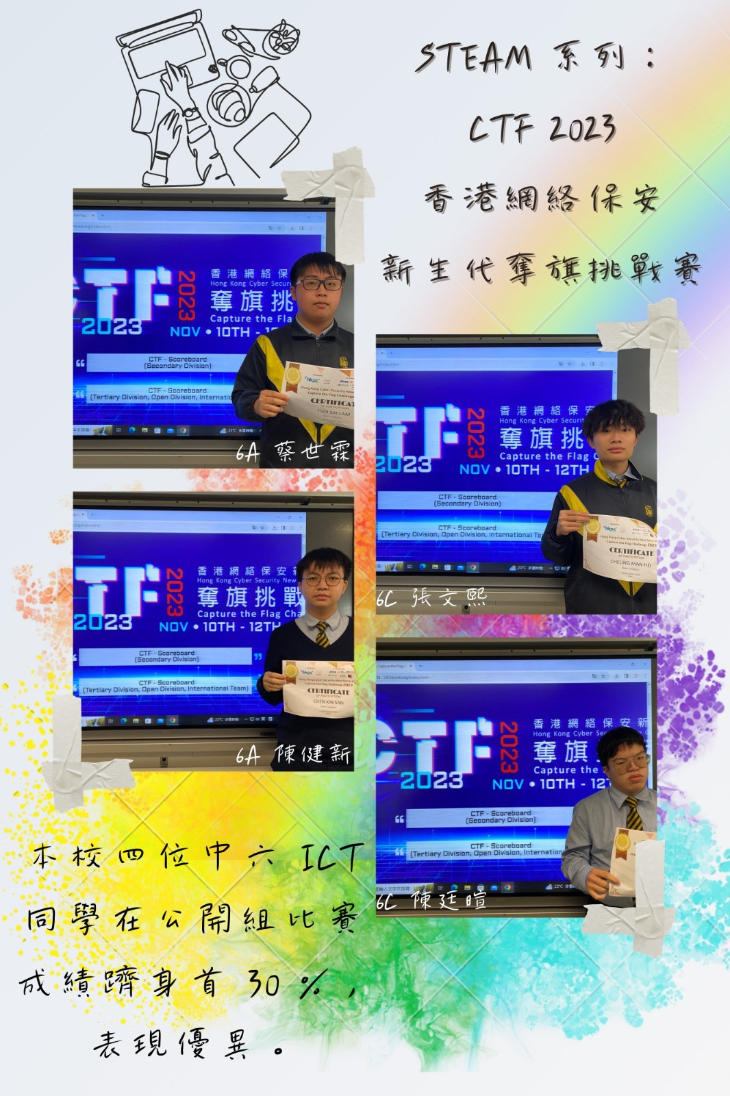 STEAM系列 ： CTF 2023 香港網絡保安新生代奪旗挑戰賽